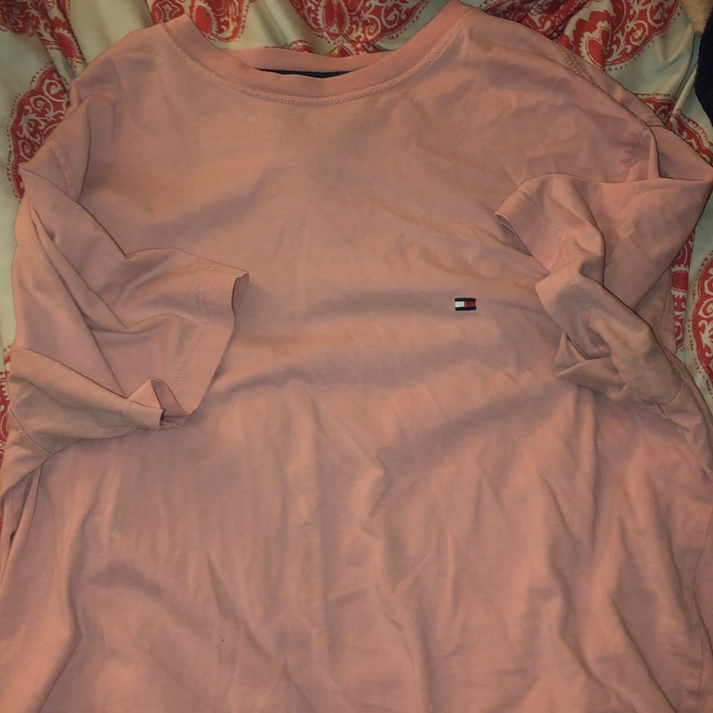 light pink tommy hilfiger tshirt